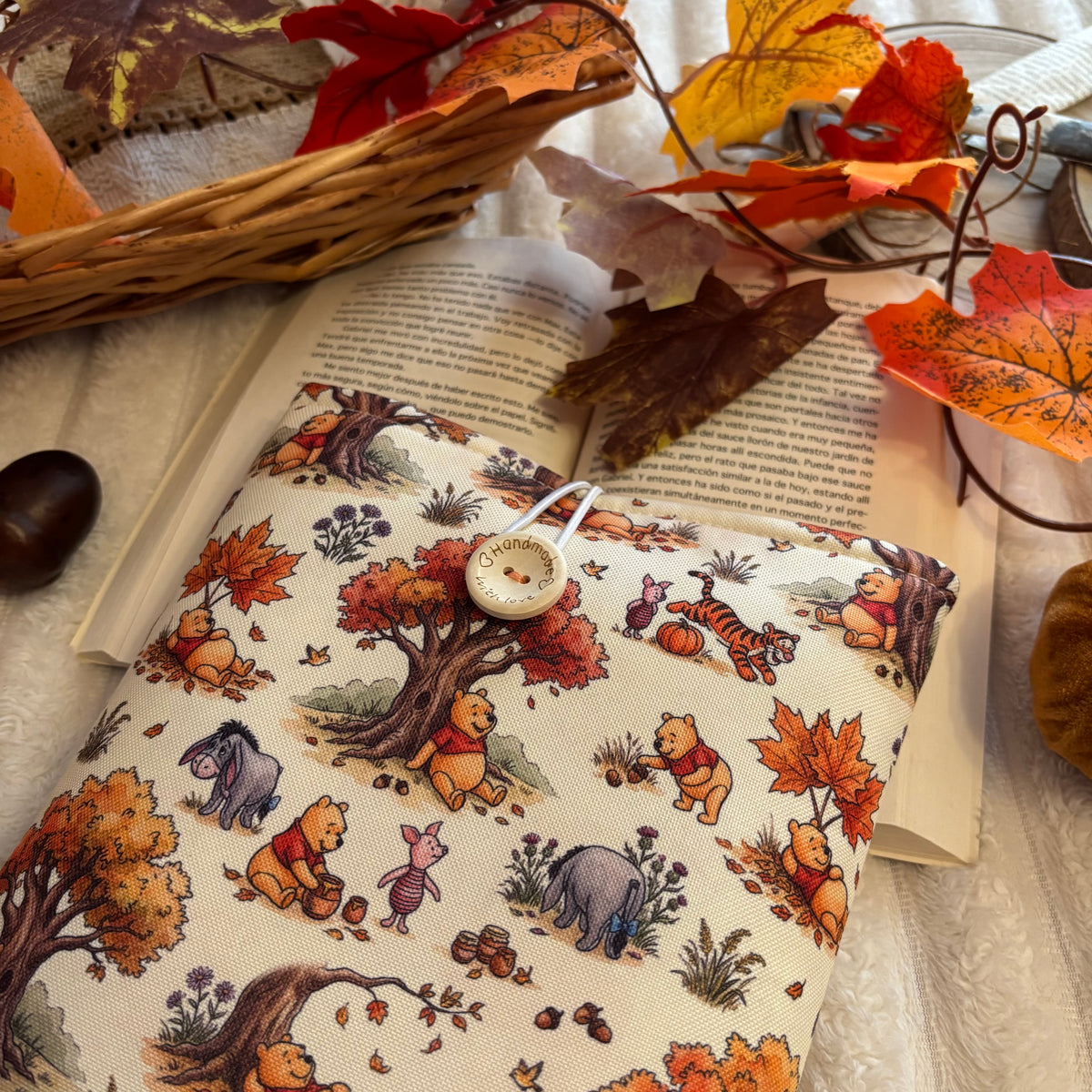Funda literaria Winnie otoñal impermeable