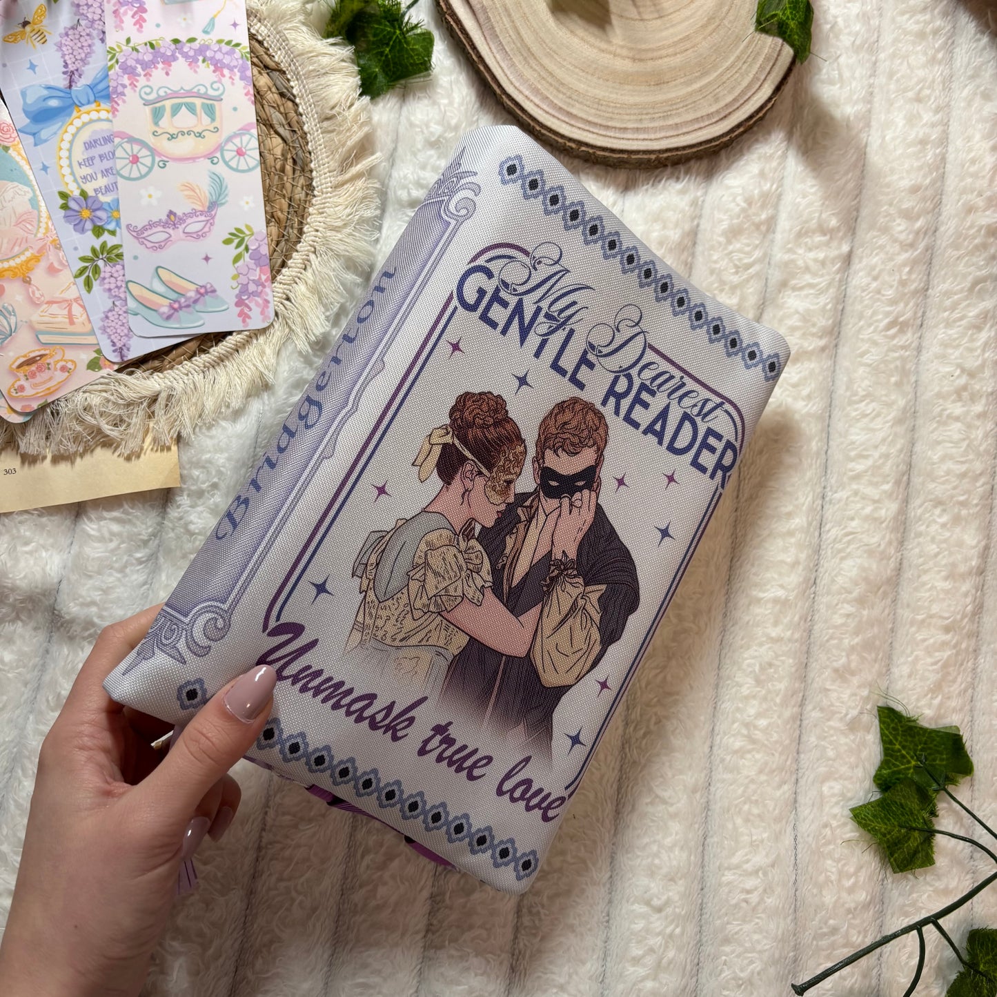 Funda ajustable Bridgerton My dearest gentle reader impermeable