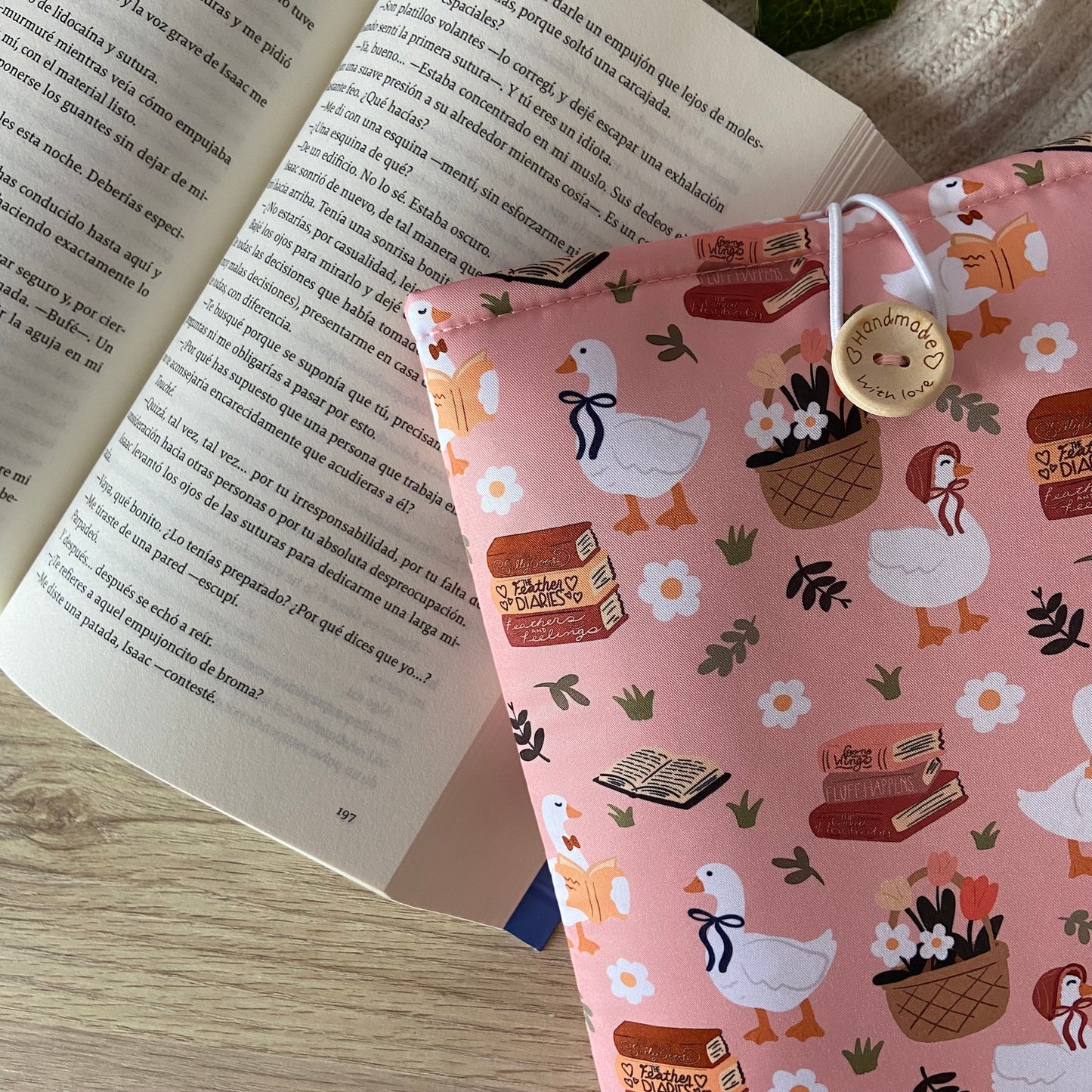 Funda literaria ocas primaverales