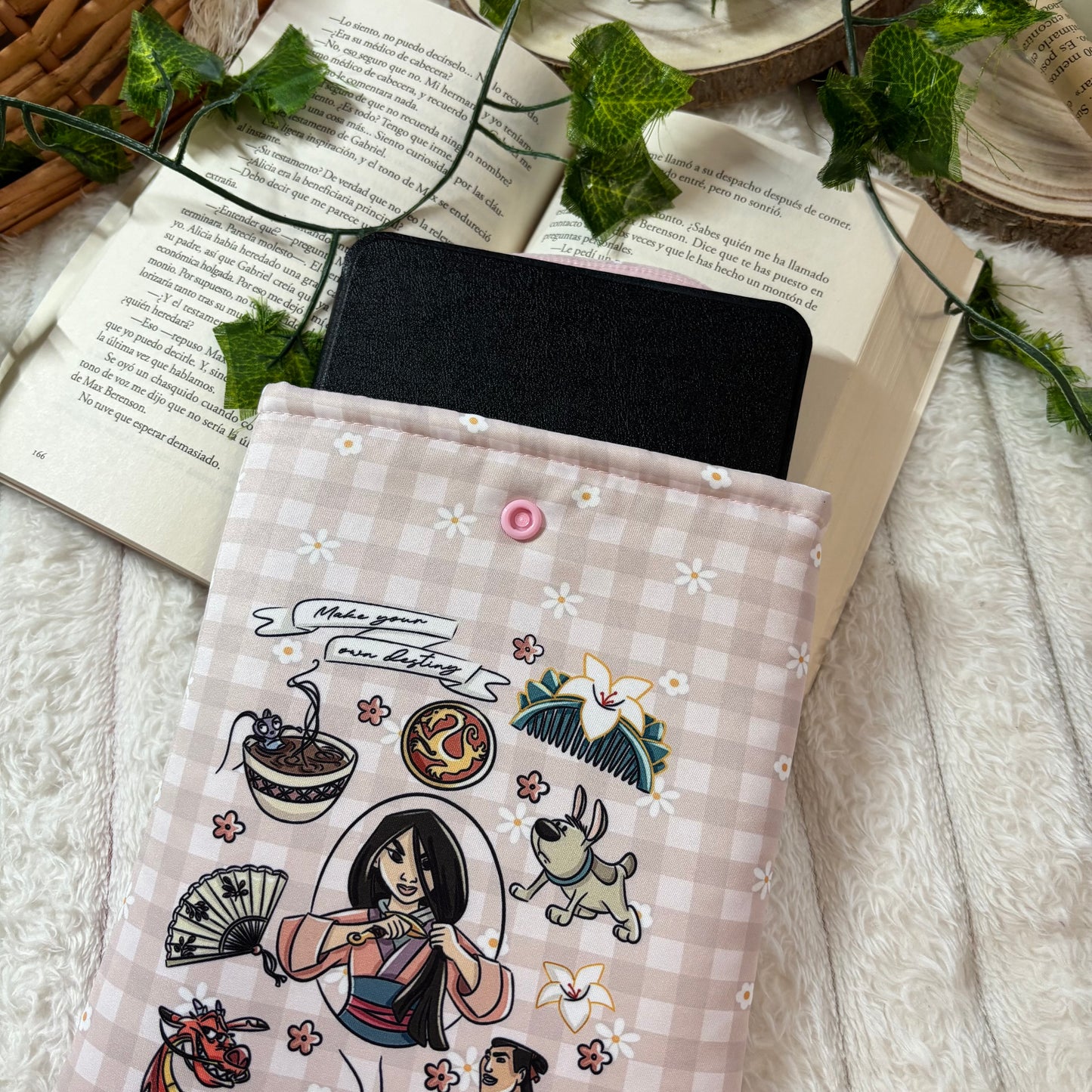 Funda kindle/kobo libra colour princesa Mulán