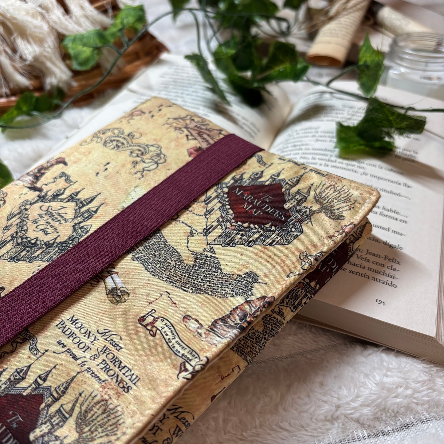 Funda de solapas para ebook mapa merodeador
