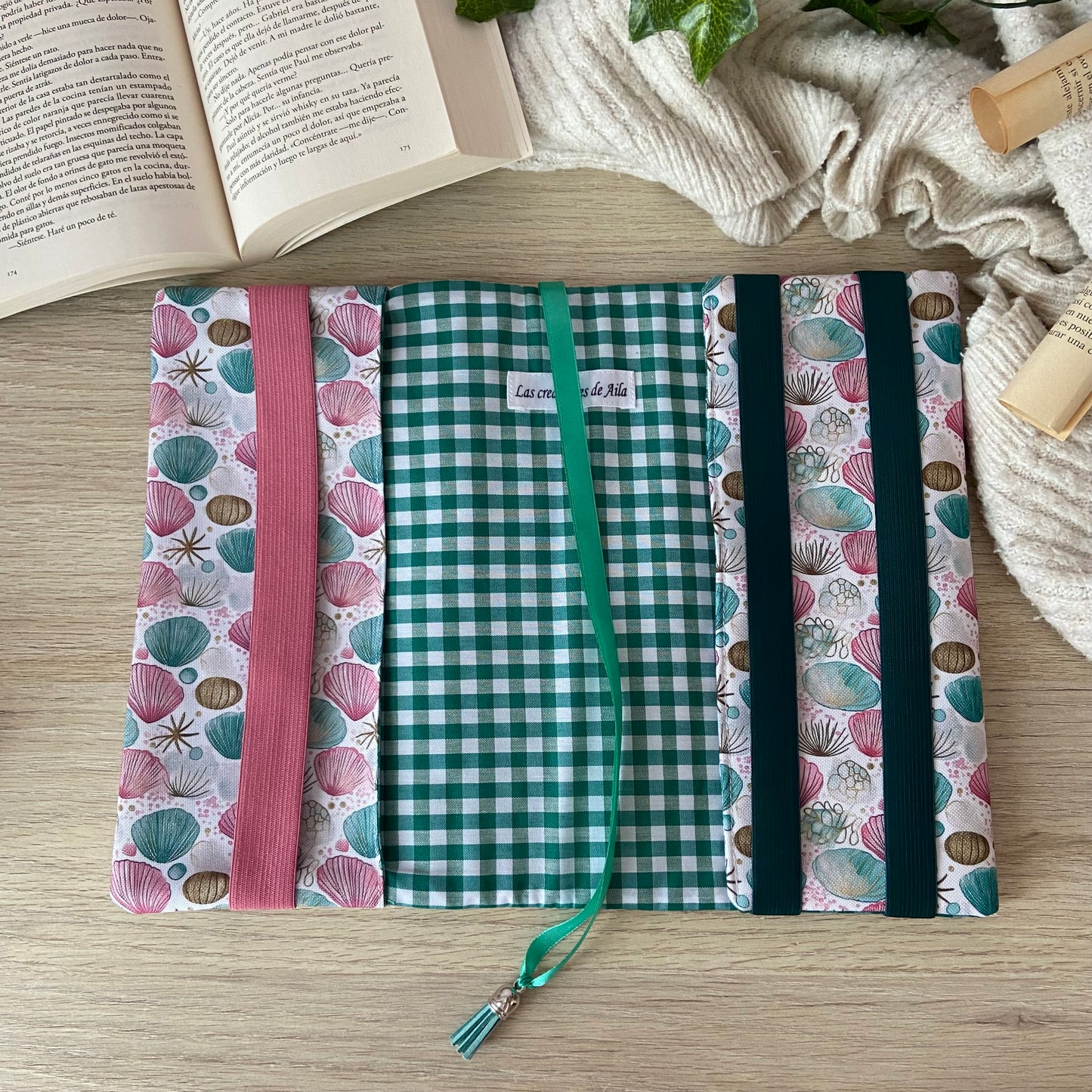 Funda ajustable conchas marinas impermeable