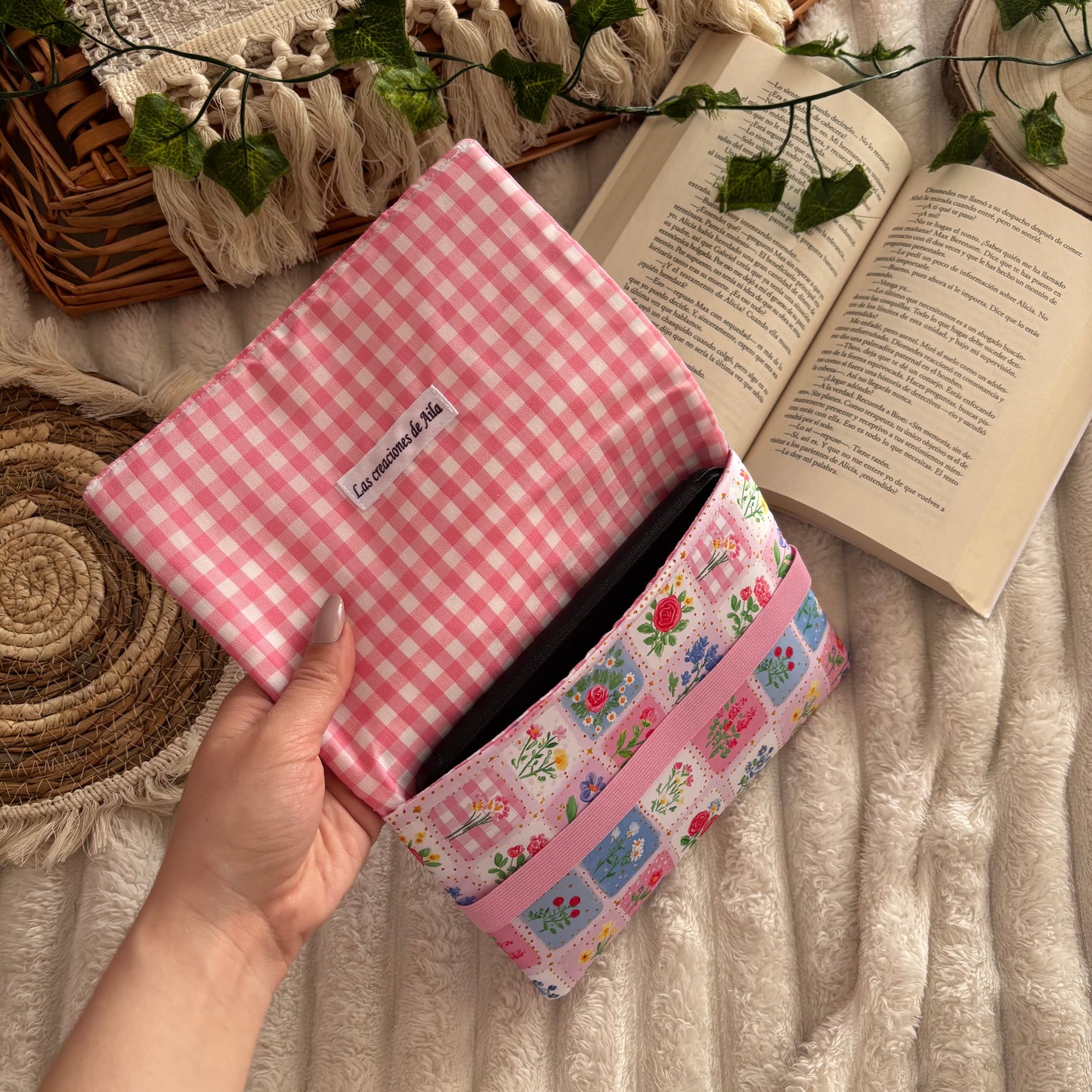 Funda de solapas para ebook esencia primaveral