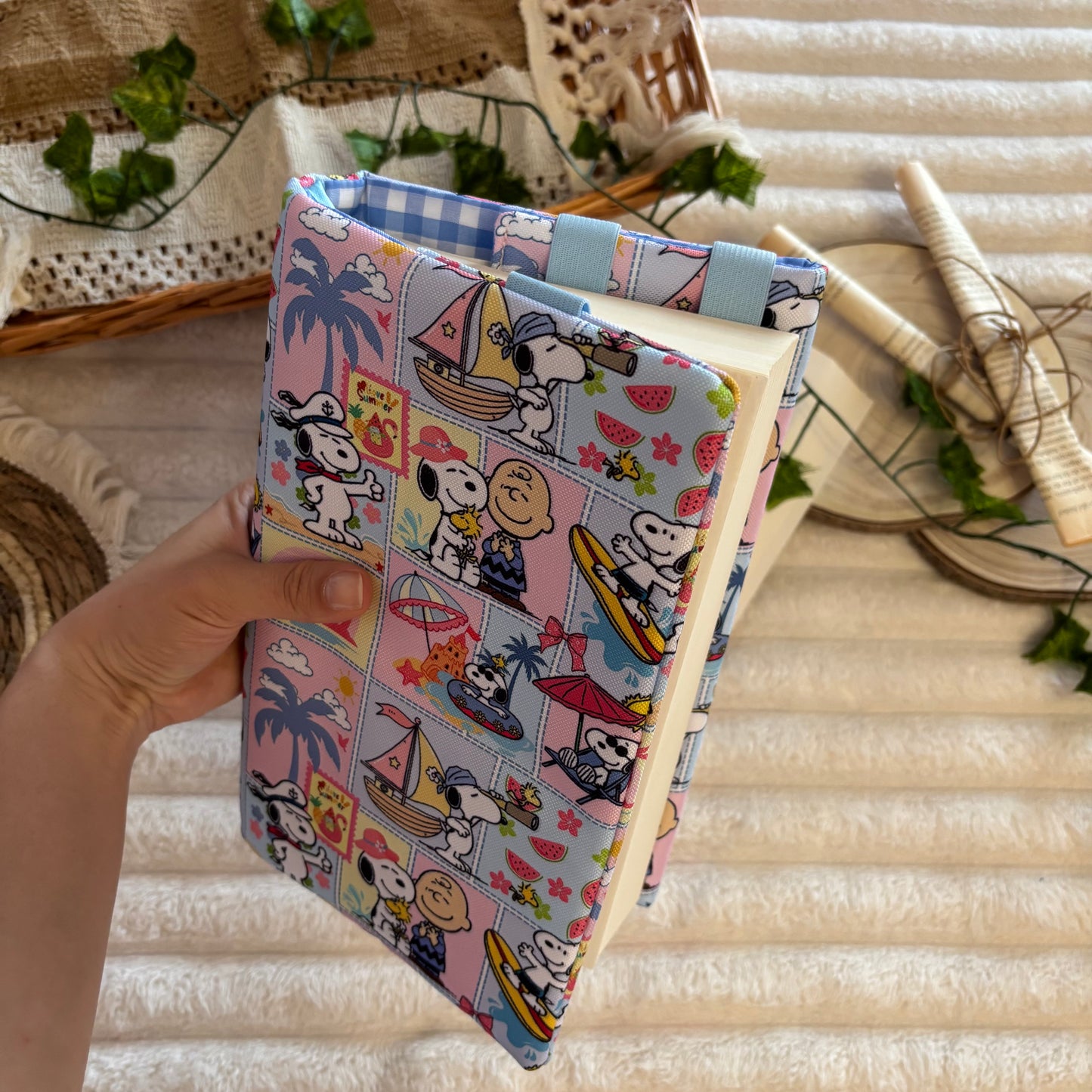 Funda ajustable Snoopy en verano impermeable