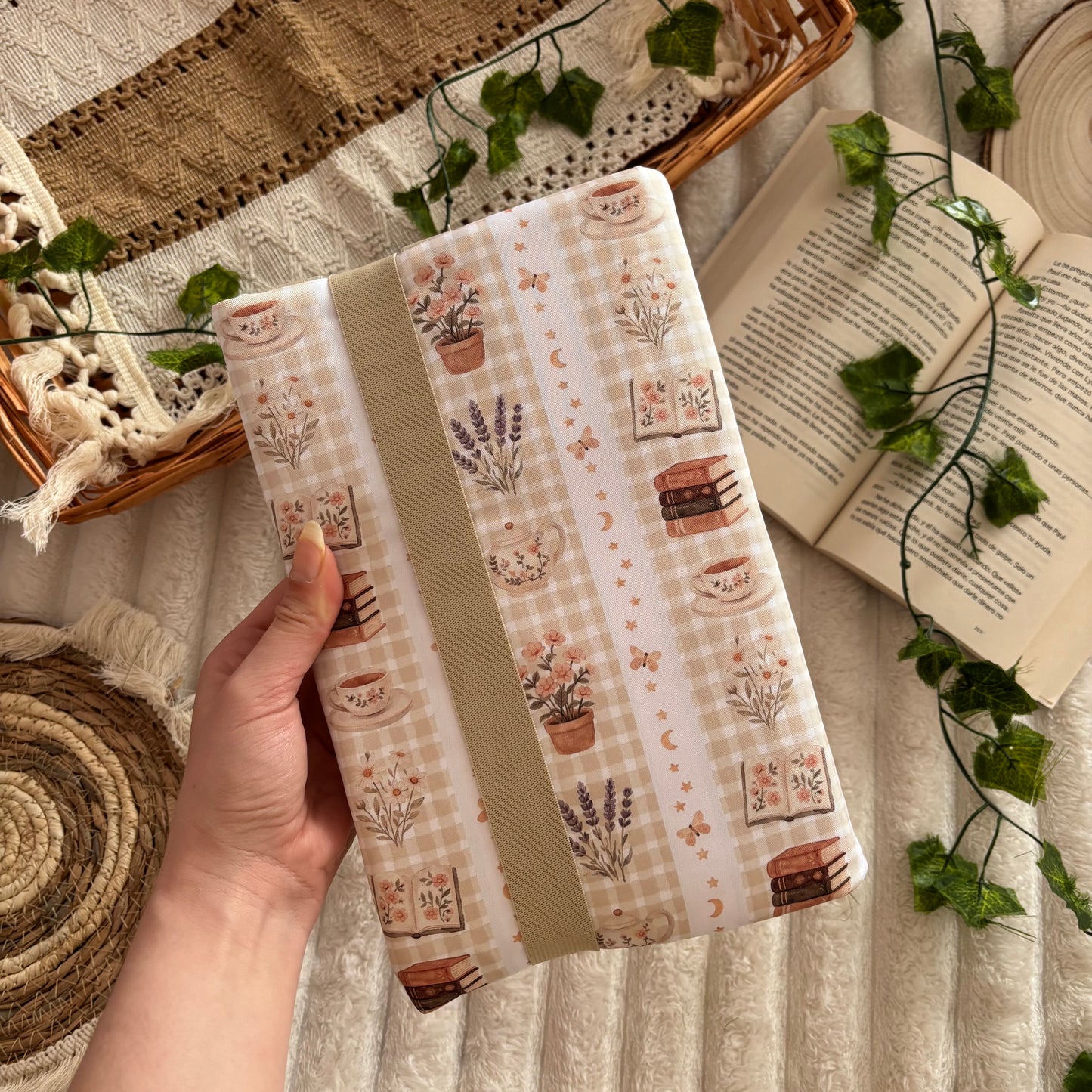 Funda ajustable lecturas de primavera