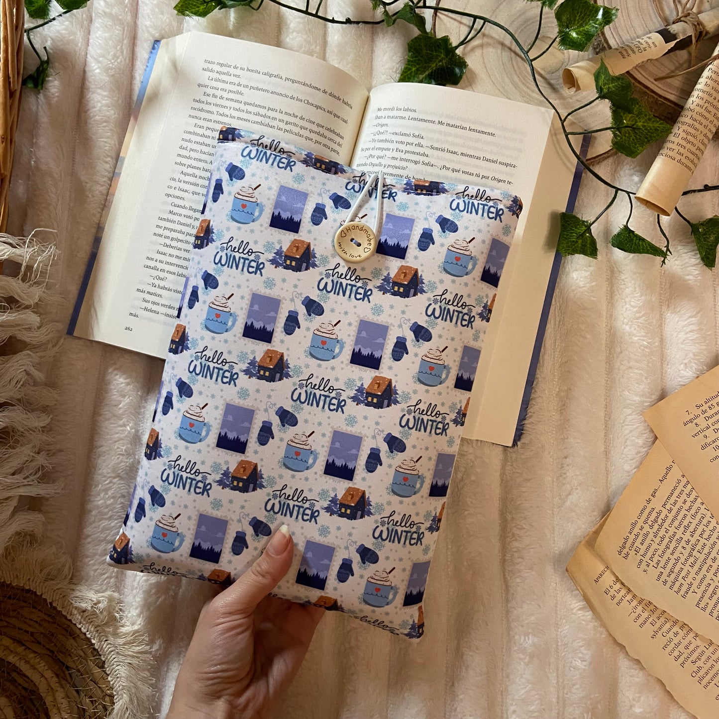 Funda literaria hello winter outlet