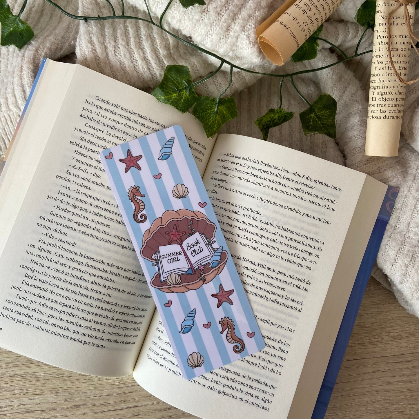 Marcapáginas Summer girl bookclub