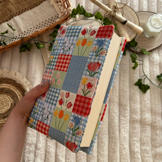 Funda ajustable tulipanes en primavera