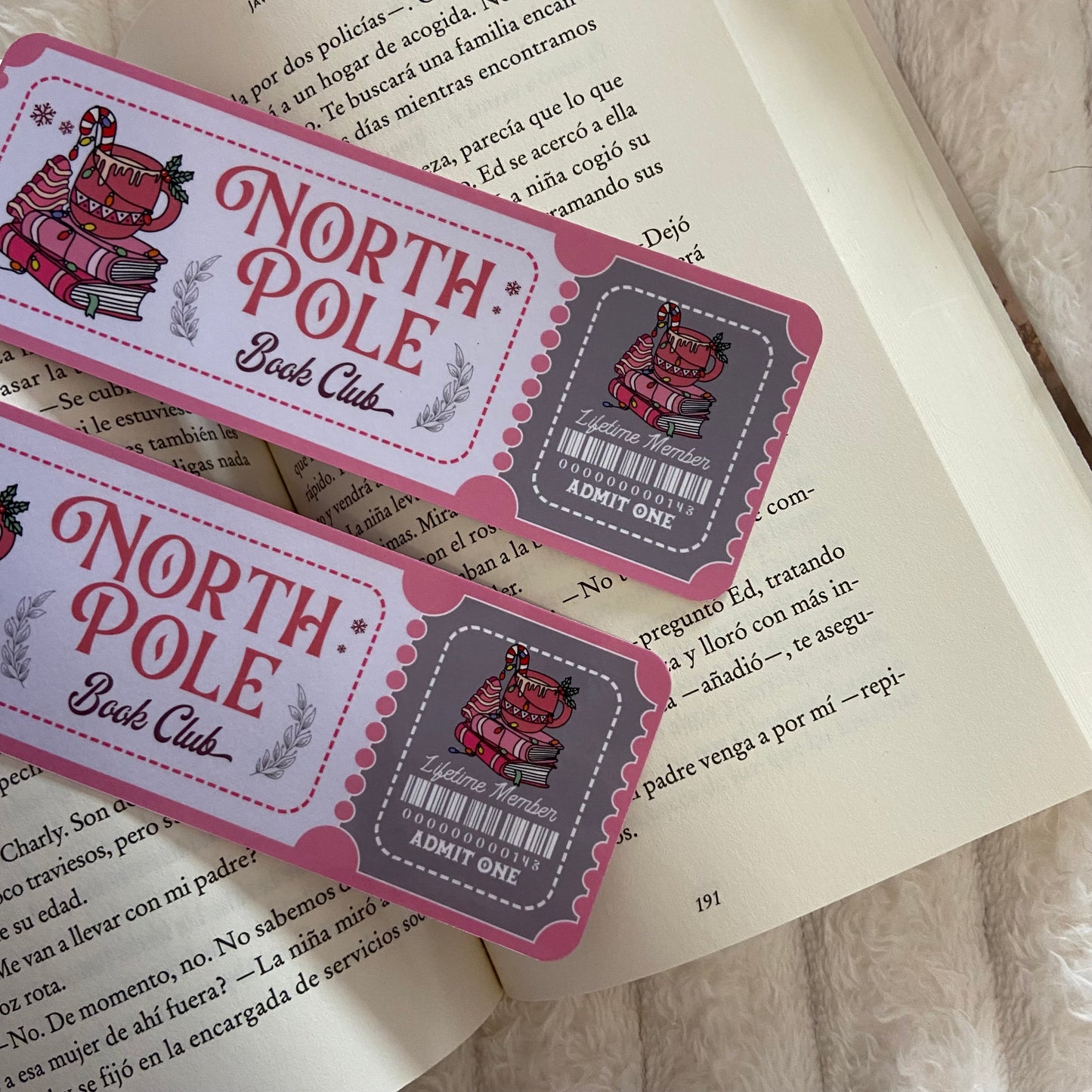 Marcapáginas North Pole bookclub