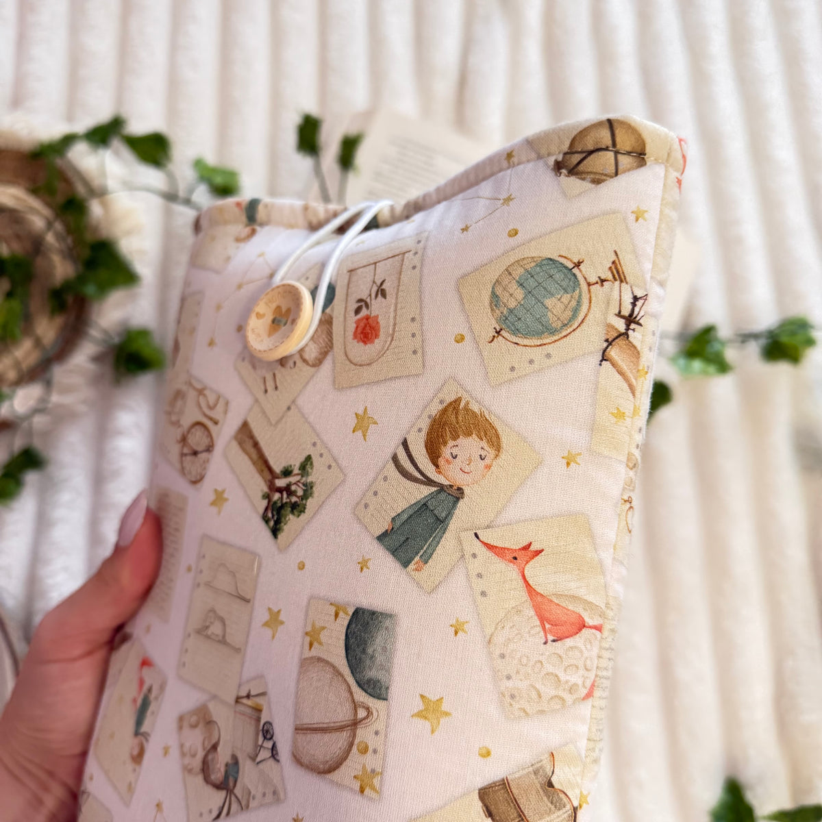 Funda literaria hojas Principito