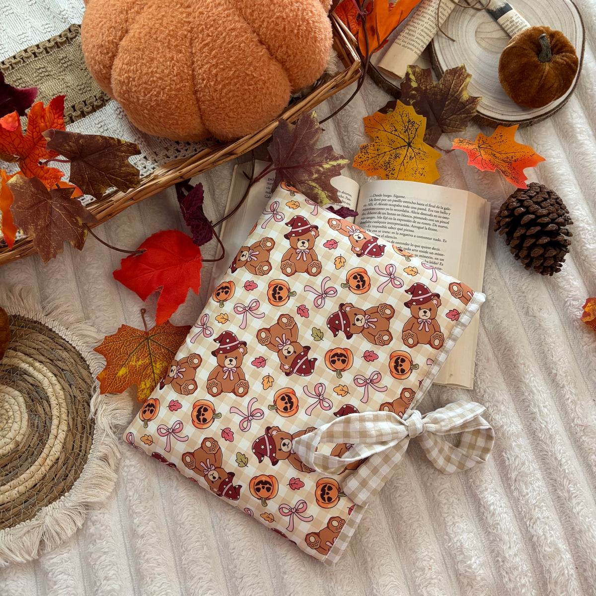 Funda literaria ositos spooky