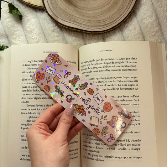 Marcapáginas cinnamonroll girlie holográfico