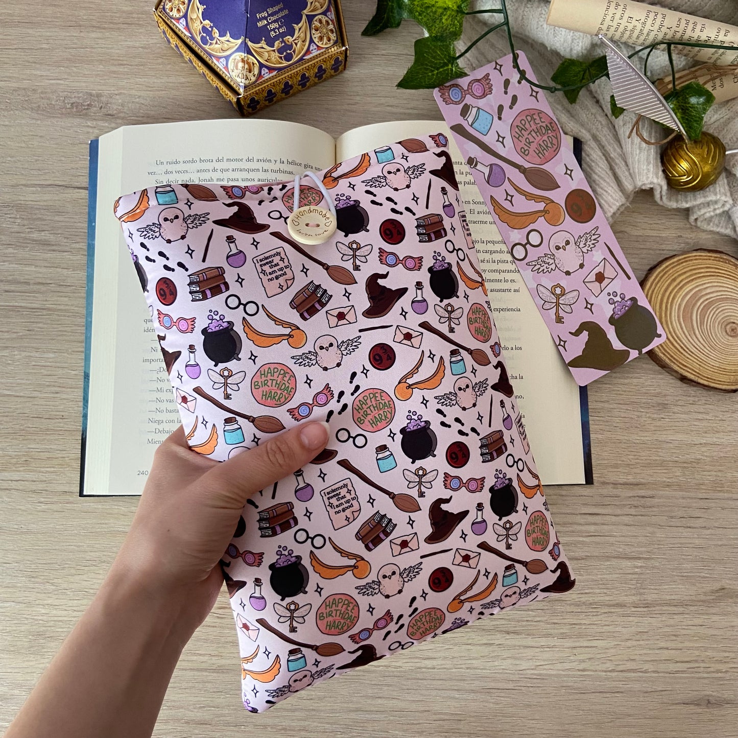 Funda literaria Harry Potter