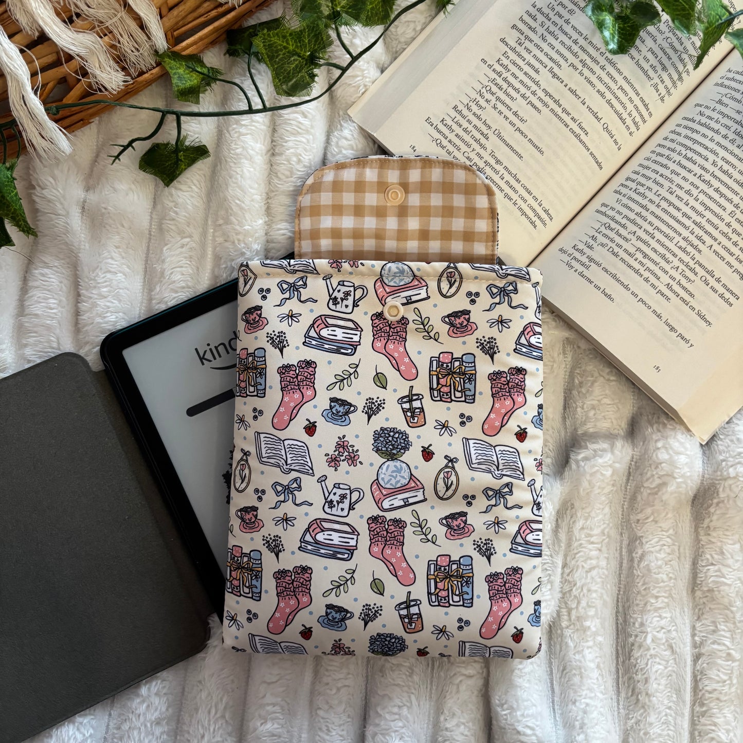 Funda kindle/kobo libra colour spring is coming