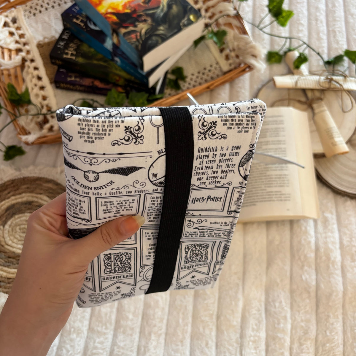 Funda para ebook con solapa Quidditch