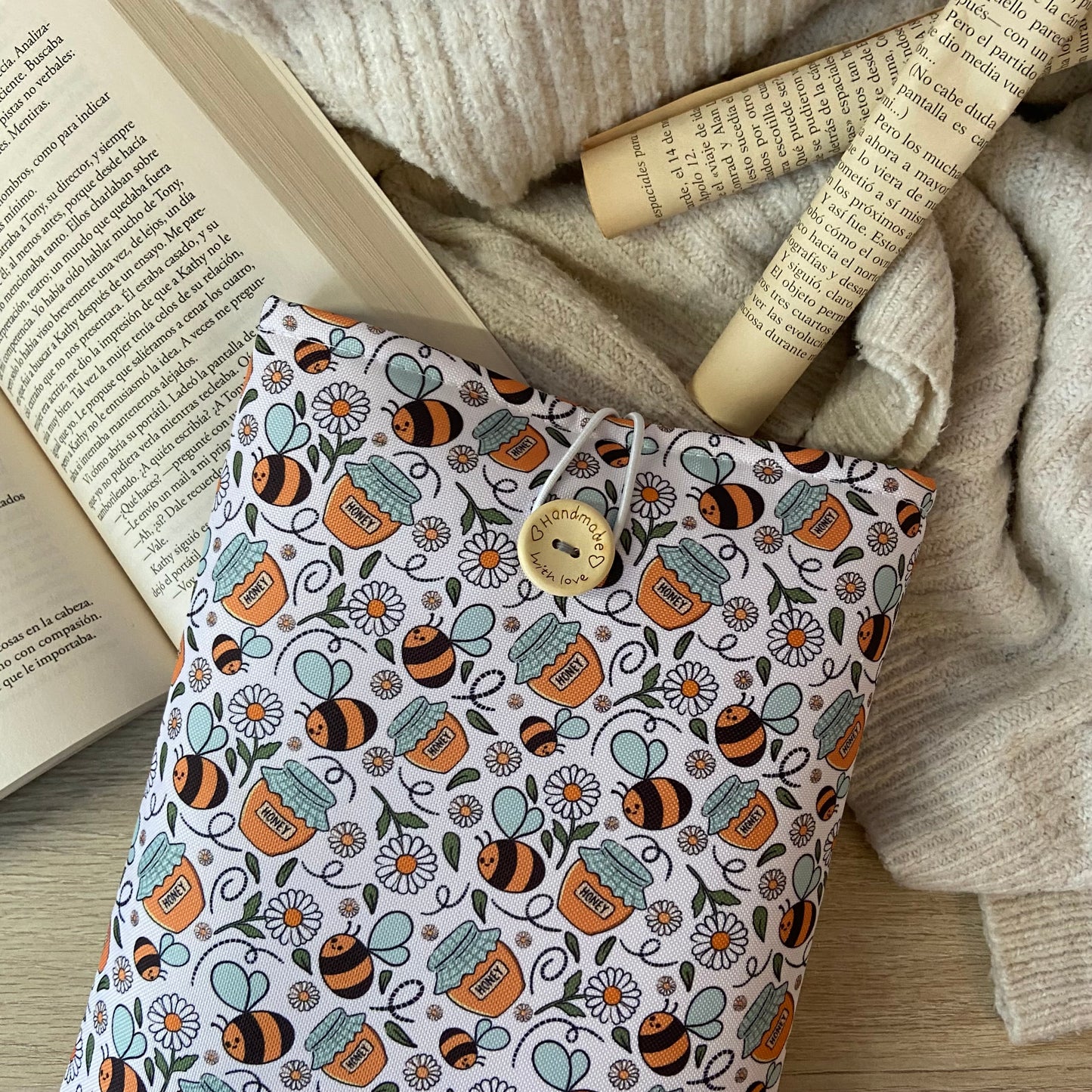 Funda literaria honey impermeable
