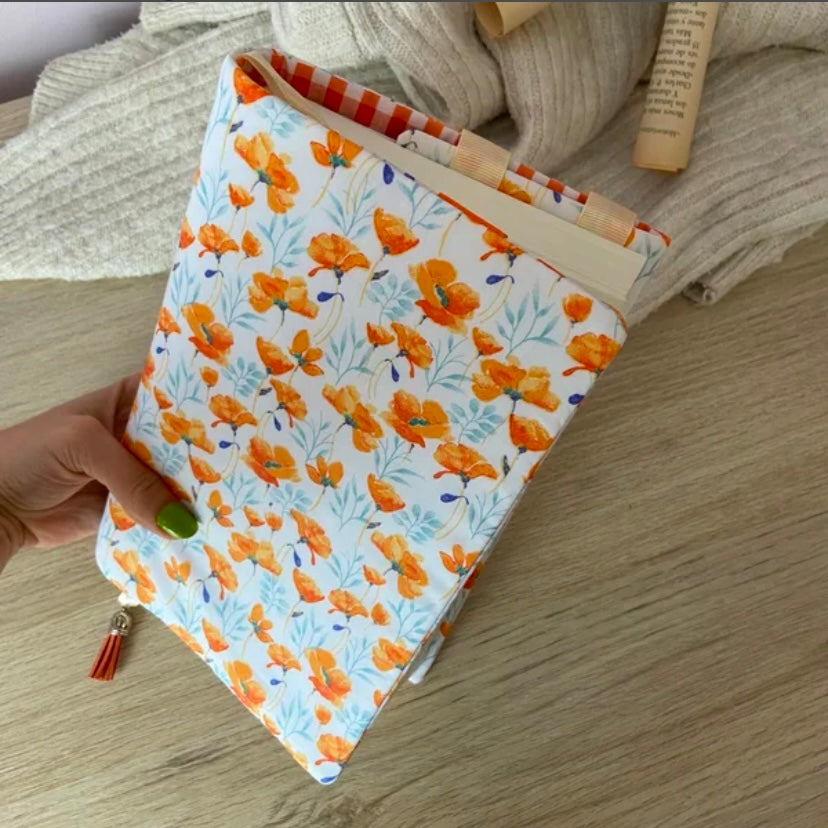Funda ajustable amapolas outlet