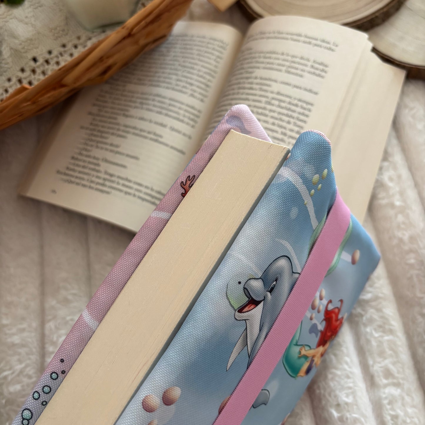 Funda ajustable La sirenita under the sea impermeable