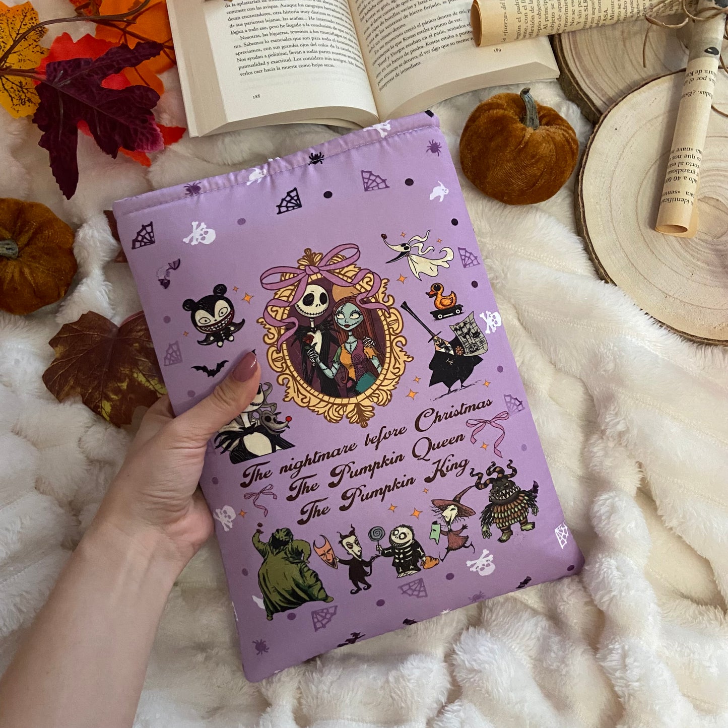 Funda literaria The purple nightmare before Christmas