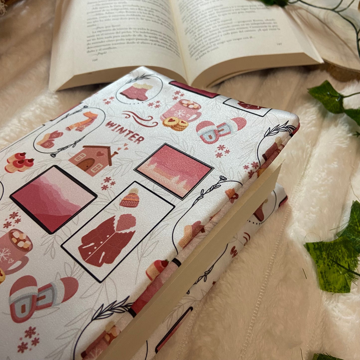 Funda ajustable hello pink winter