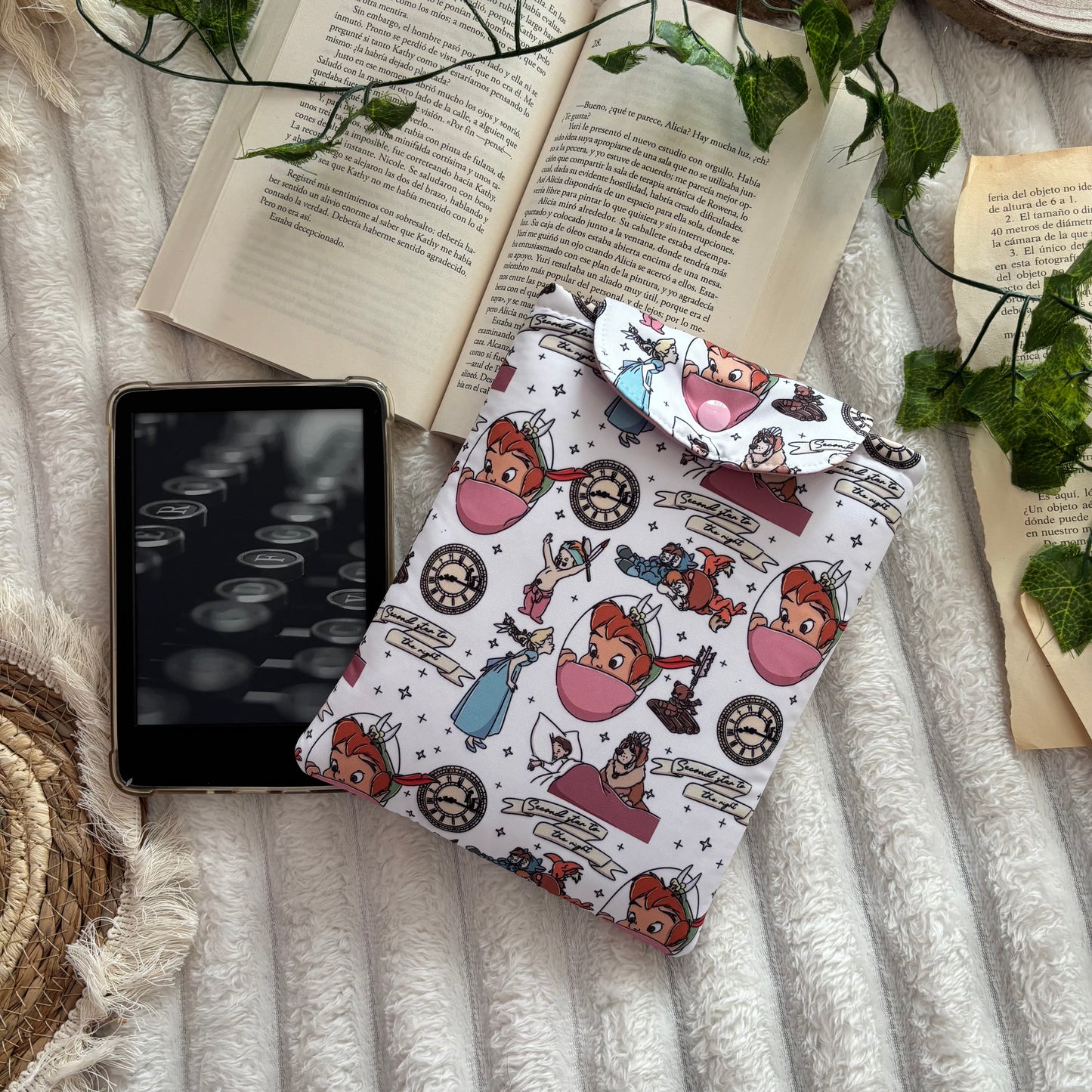 Funda kindle/kobo libra colour niños perdidos Peter Pan