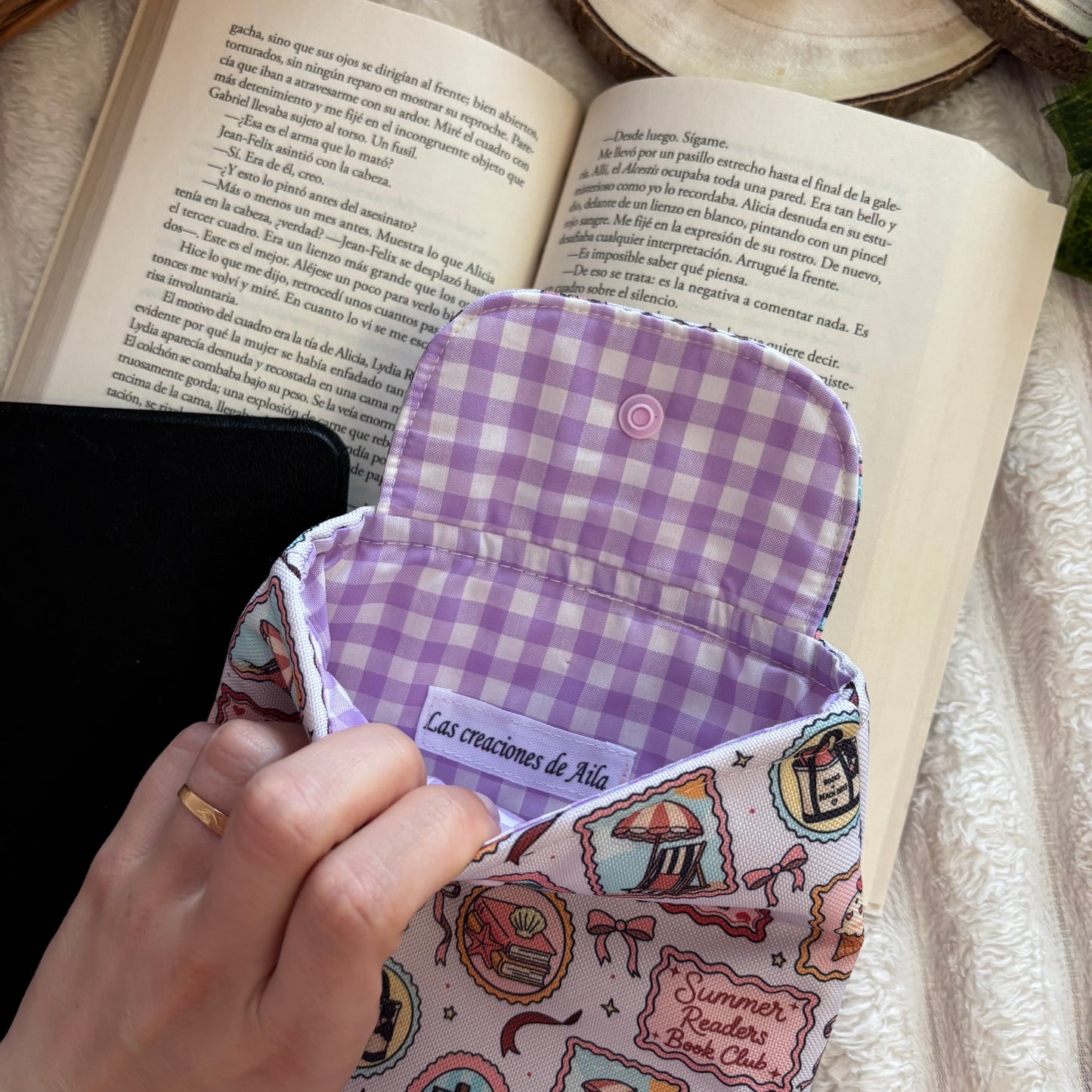 Funda kindle/kobo libra colour summer readers club impermeable