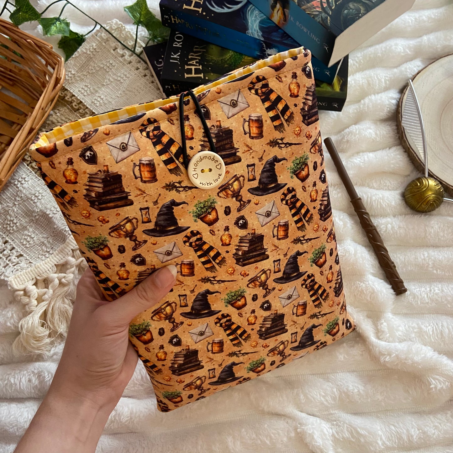 Funda literaria Hufflepuff outlet