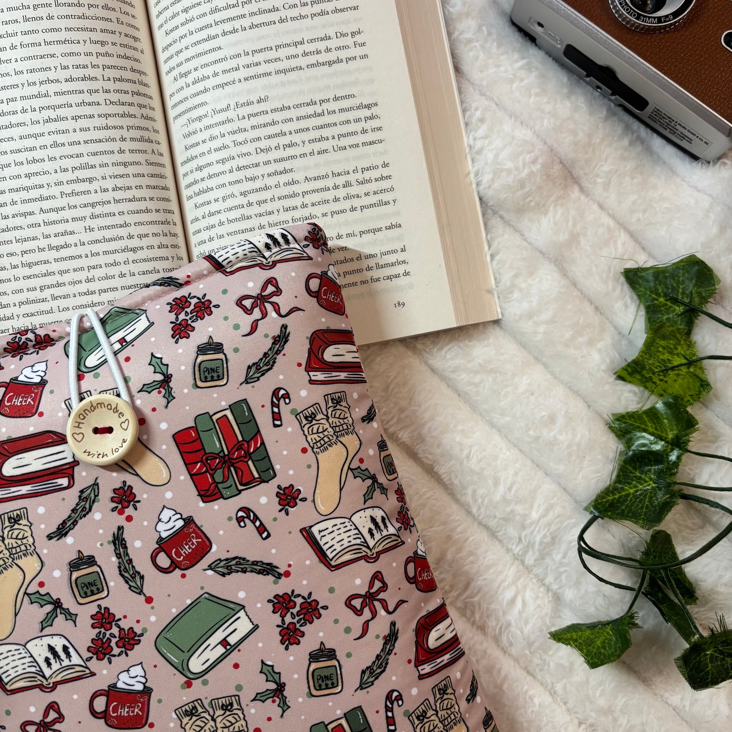 Funda literaria hello winter and Christmas outlet