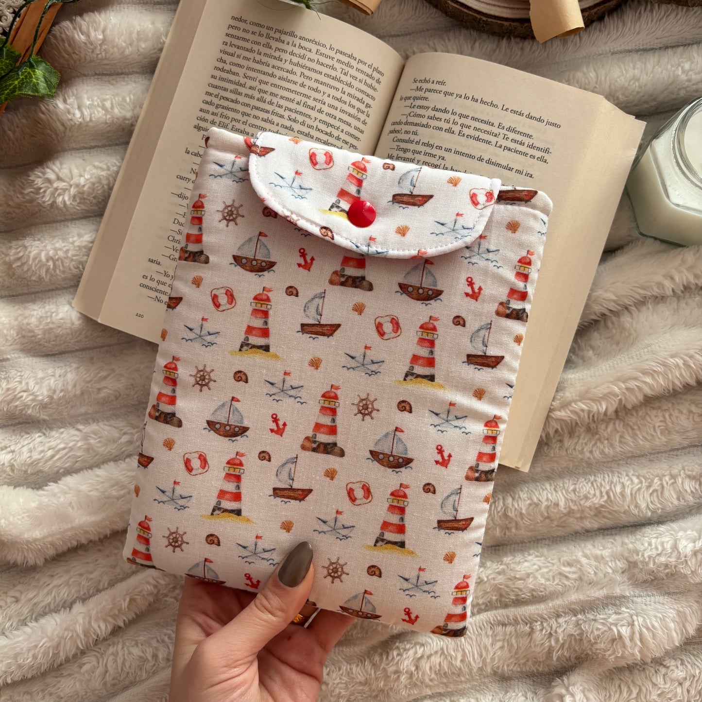 Funda para ebook faros