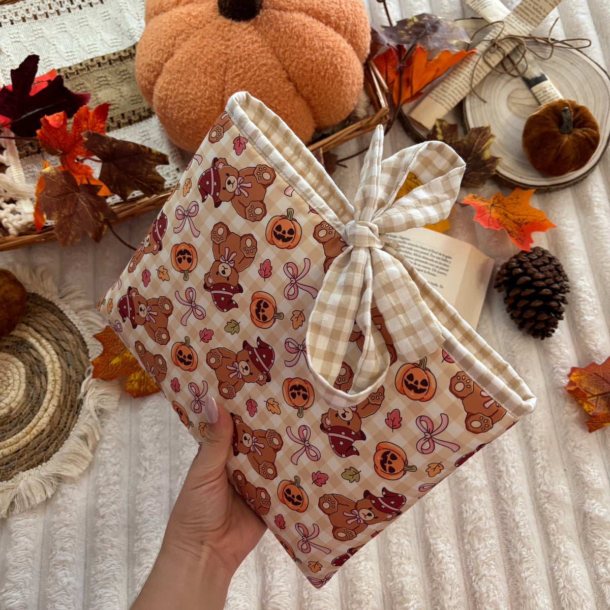 Funda literaria ositos spooky
