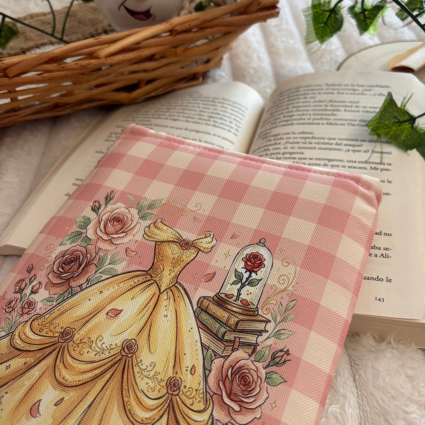 Funda kindle/kobo érase una vez Bella y Bestia impermeable
