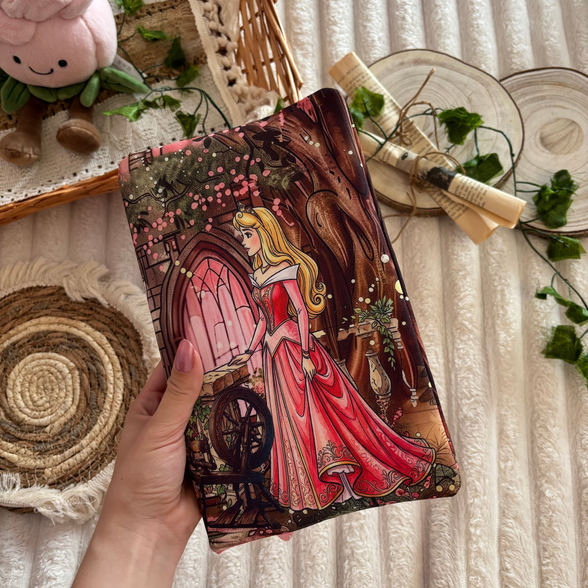 Funda ajustable princesa Aurora impermeable