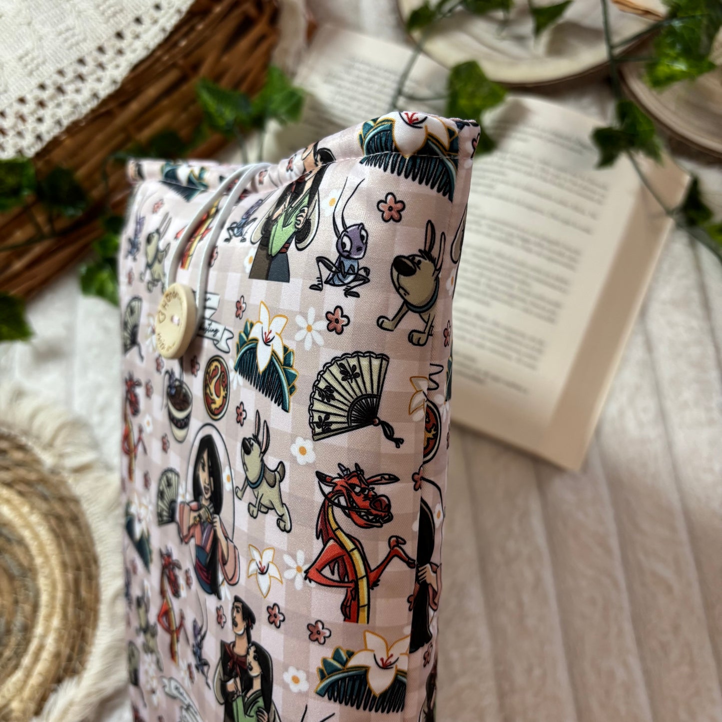 Funda literaria princesa Mulán