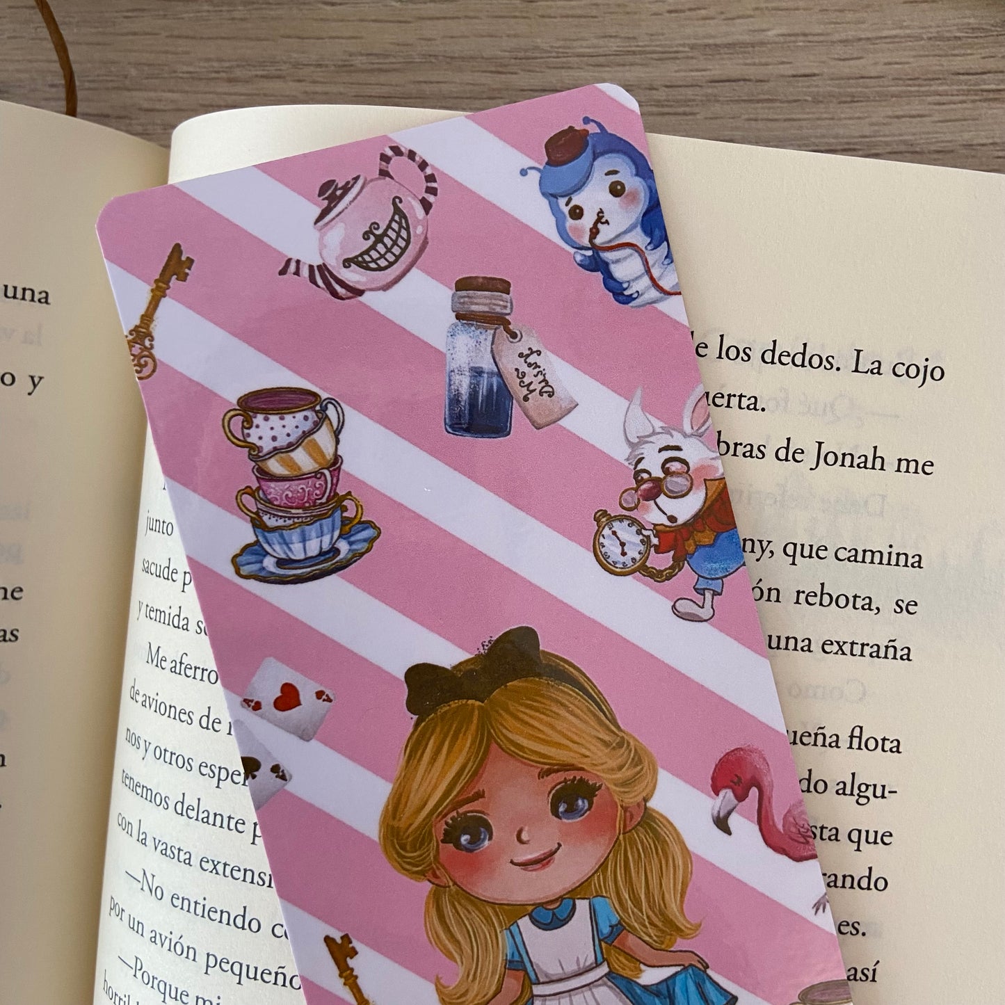 Pack 5 marcapáginas Alicia en el país de las maravillas