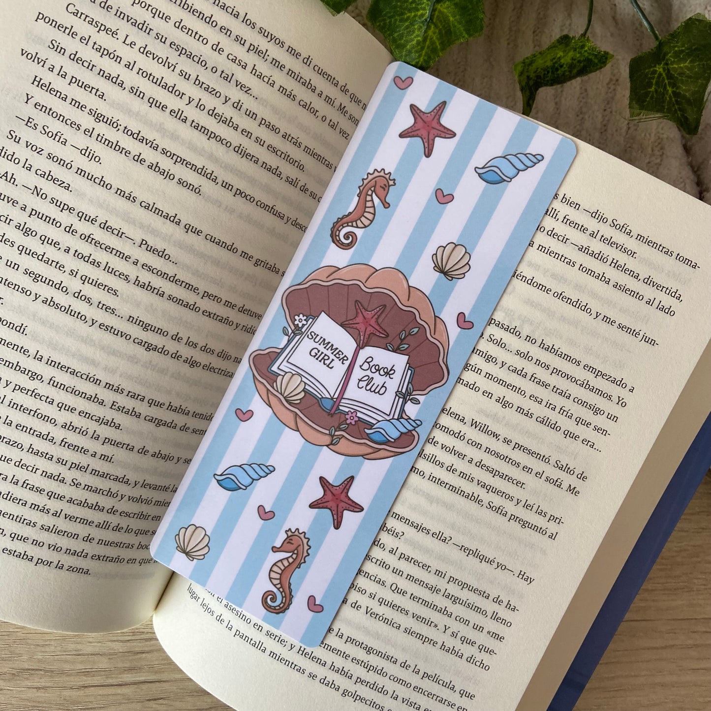 Marcapáginas Summer girl bookclub