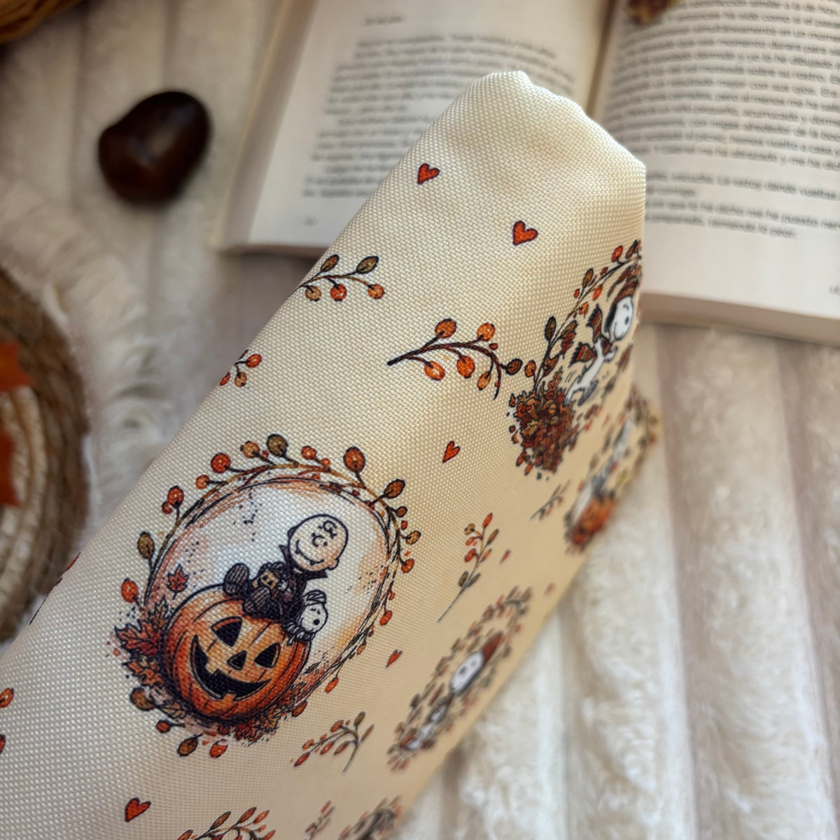 Funda ajustable Hello Autumn Snoopy impermeable