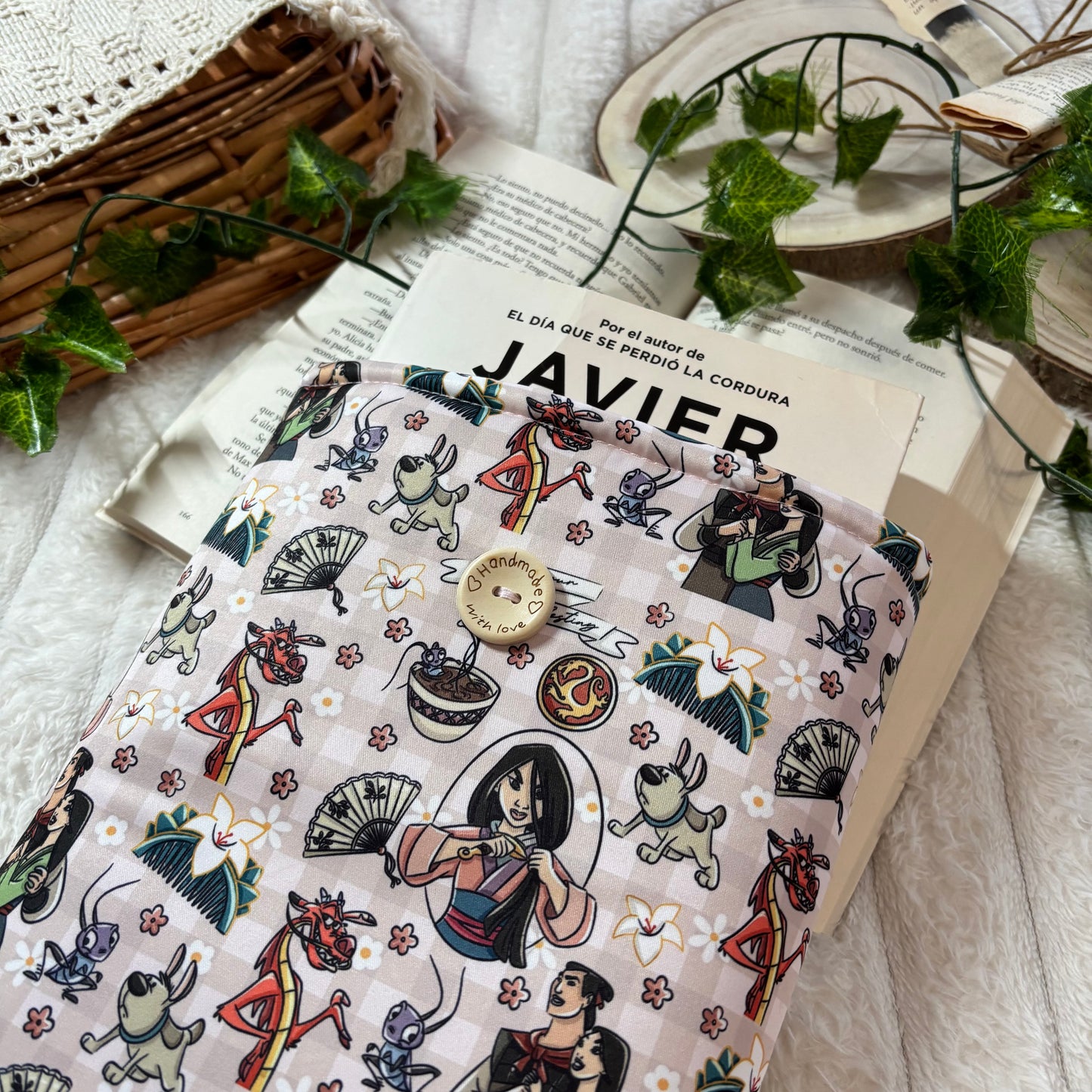 Funda literaria princesa Mulán