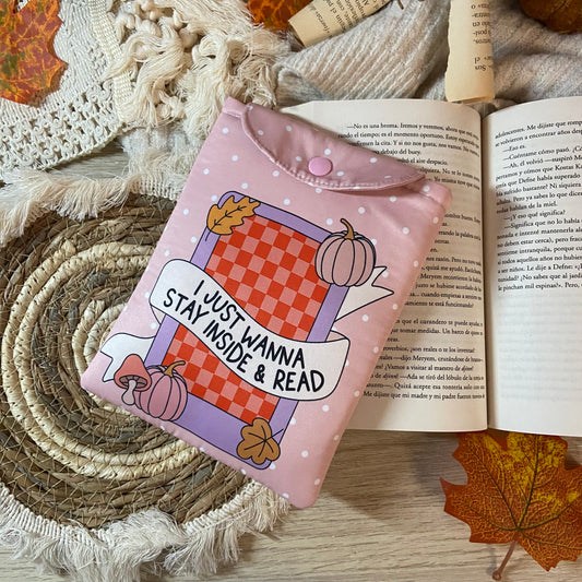 Funda kindle I just wanna stay inside & read outlet