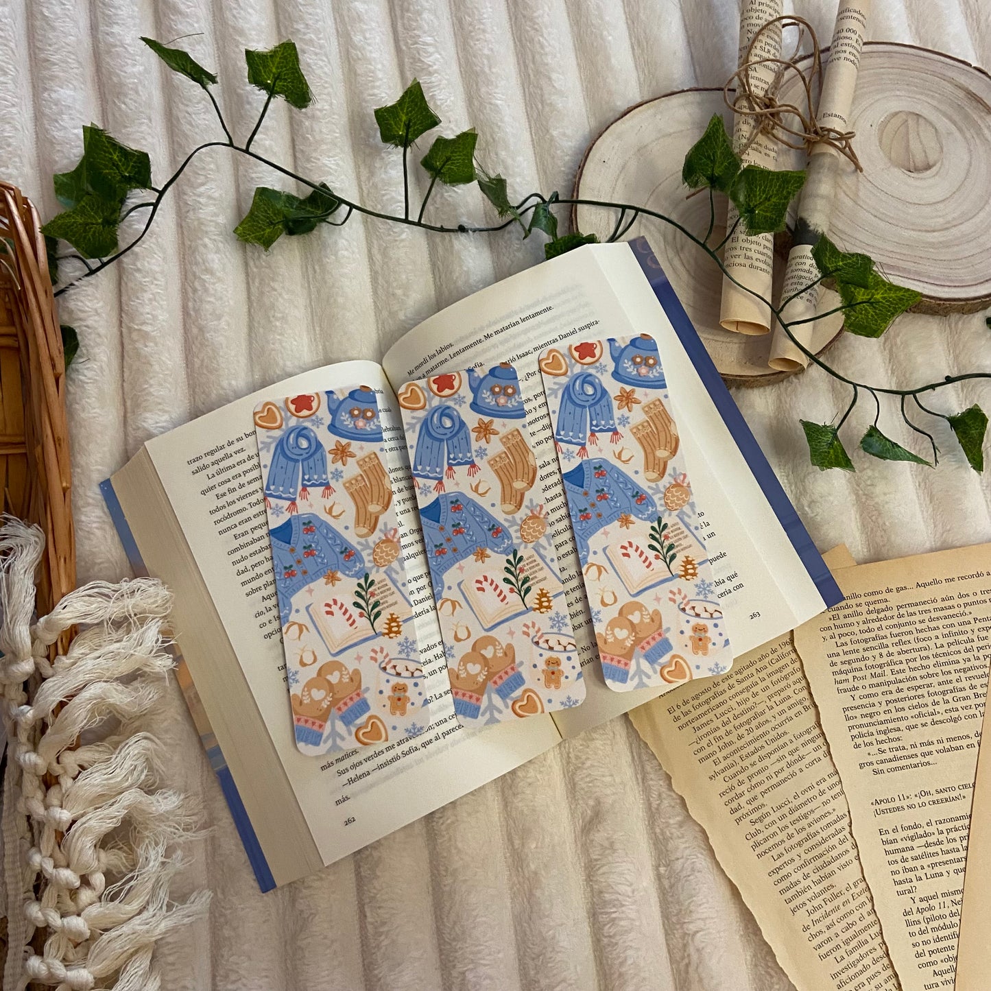 Marcapáginas llegó el invierno