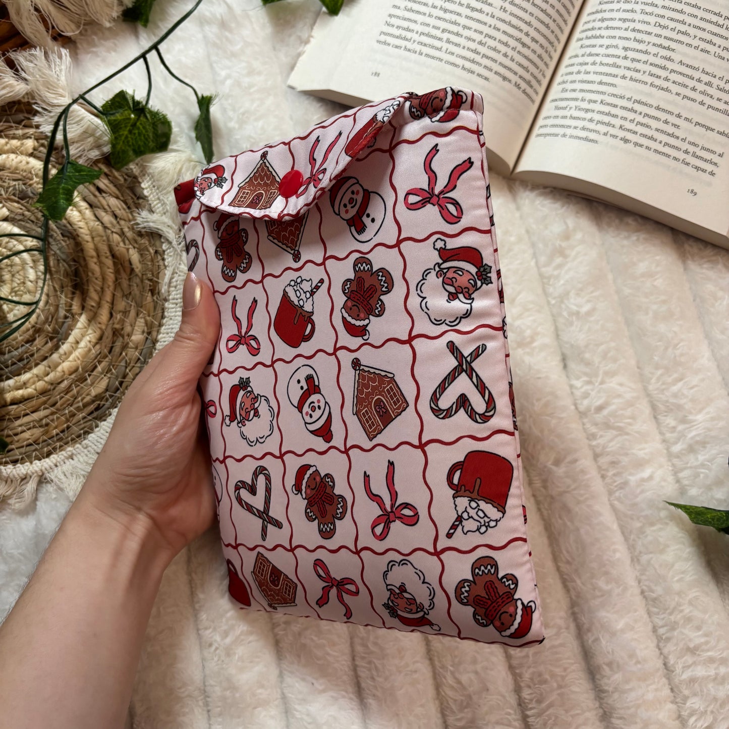 Funda kindle/kobo libra colour Santa Claus is coming to town