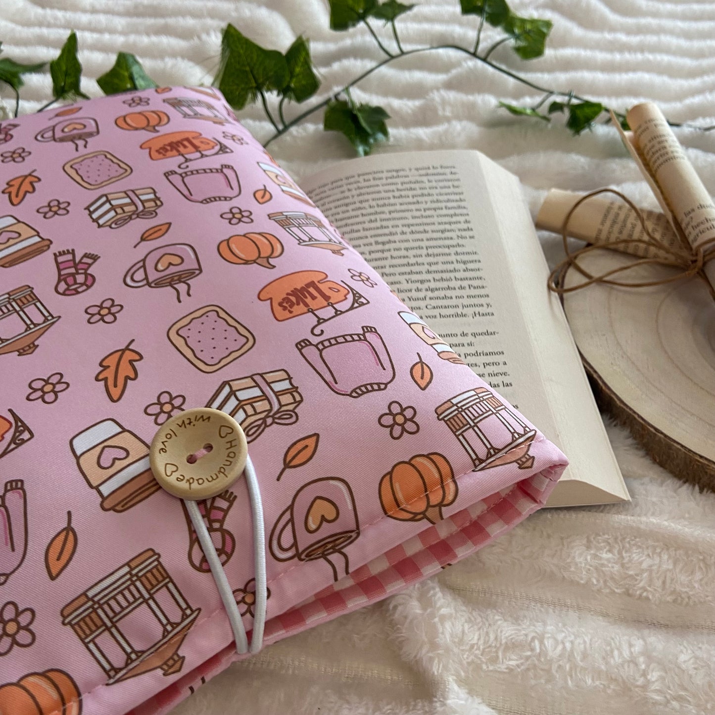 Funda literaria Gilmore girls en rosa