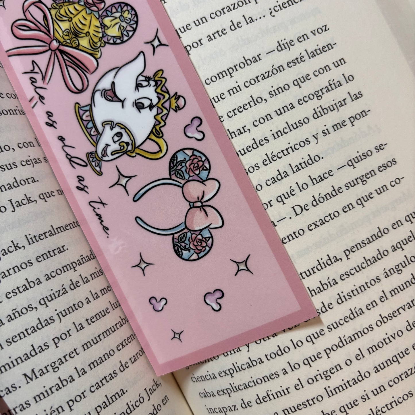 Marcapáginas Bella y Bestia Tale as old as time