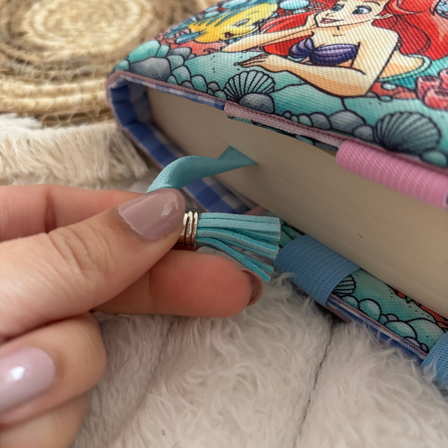 Funda ajustable La sirenita under the sea impermeable