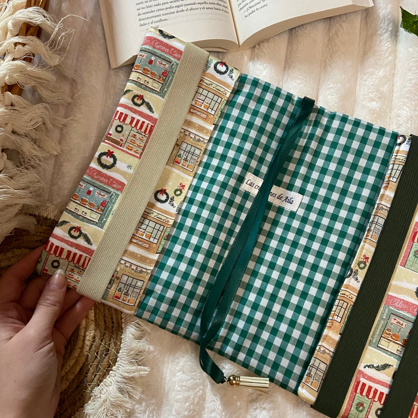 Funda ajustable tiendas navideñas