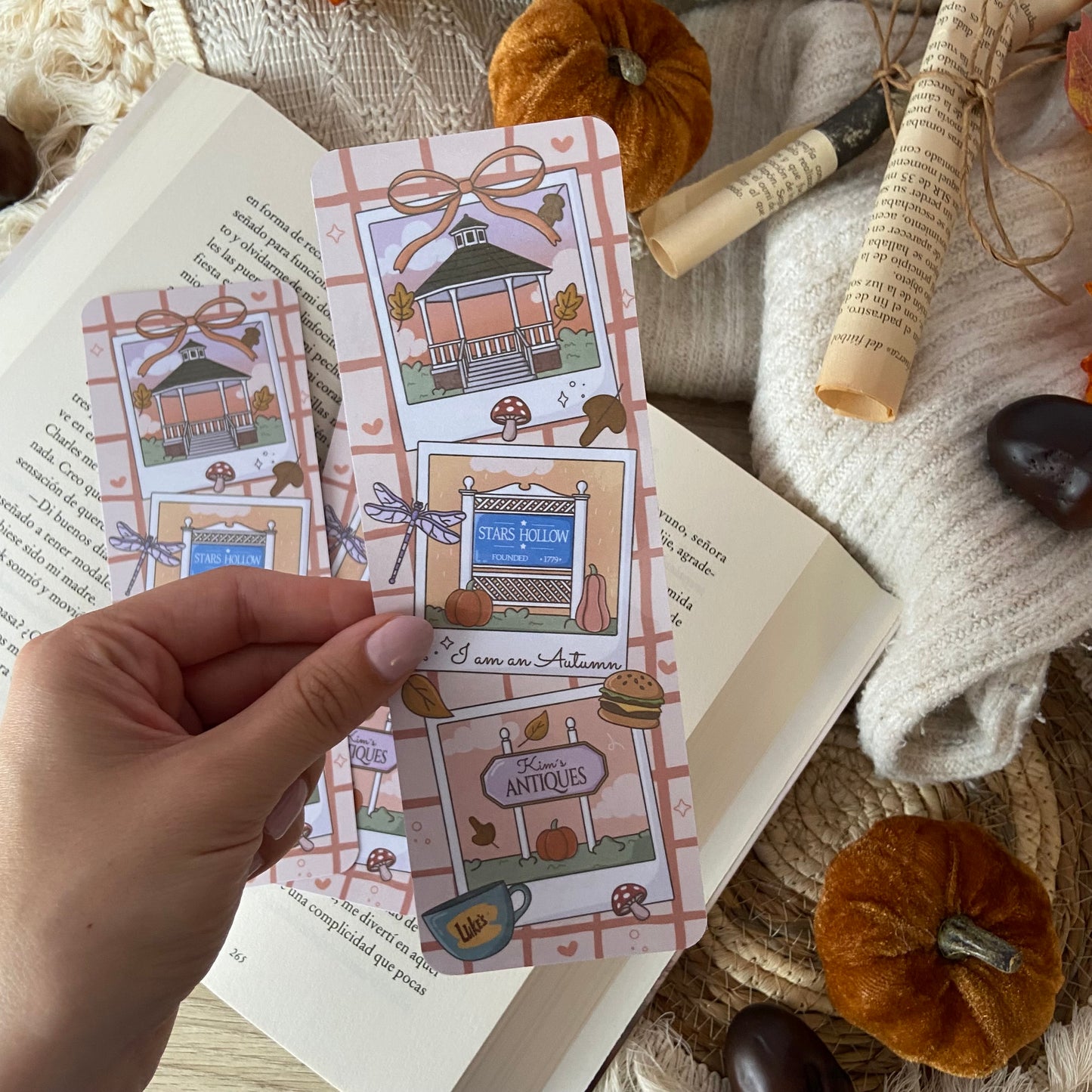 Marcapáginas polaroids Stars Hollow