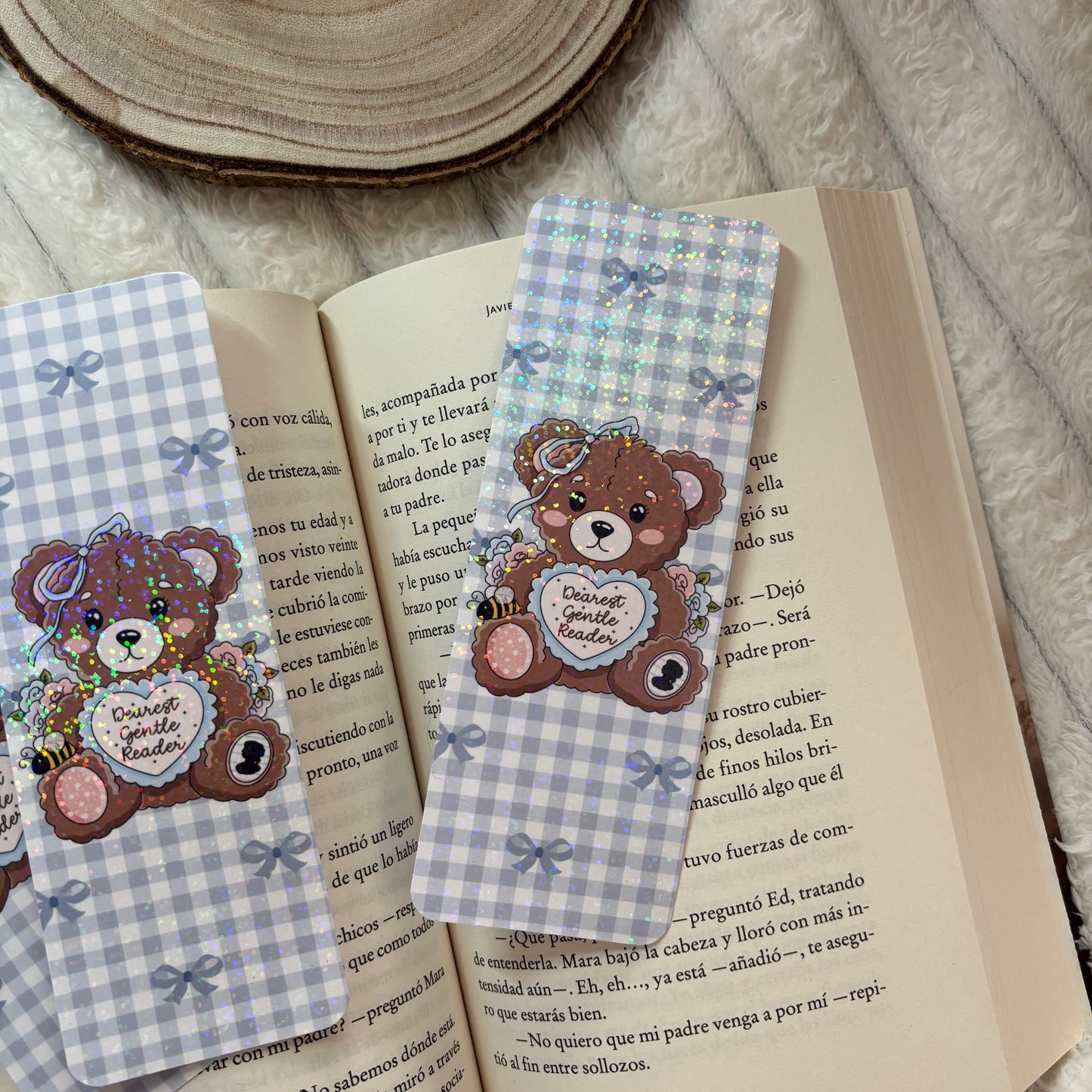 Marcapáginas Dearest gentle reader holográfico