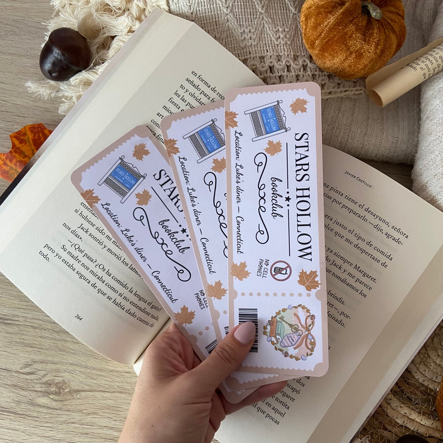 Marcapáginas Stars Hollow bookclub