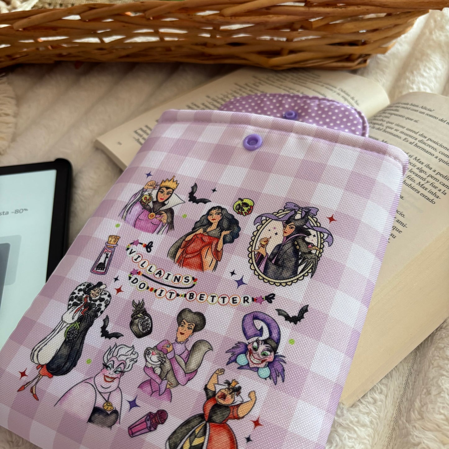 Funda kindle/kobo villanas impermeable