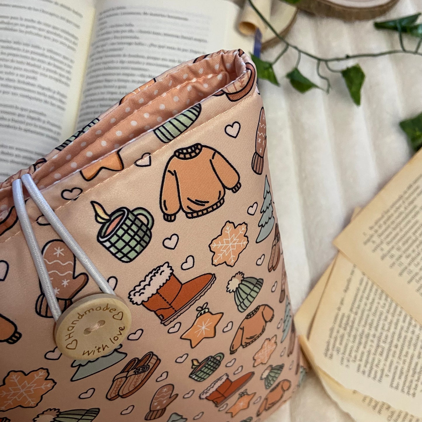 Funda literaria cozy winter