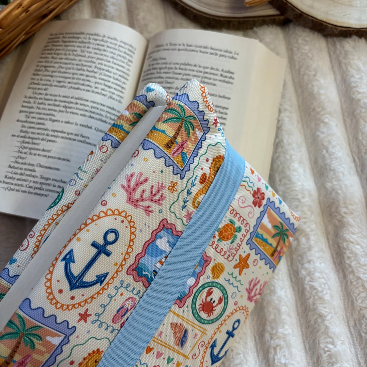 Funda ajustable coralina impermeable